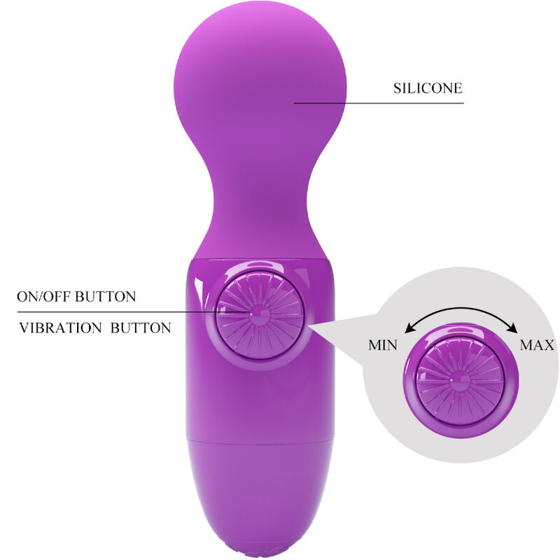 PRETTY LOVE Purple Mini Personal Massager
