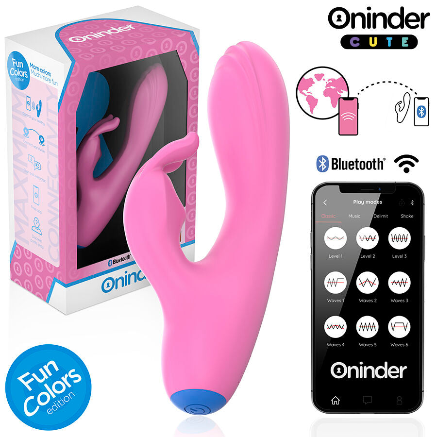 ONINDER CUTE – Love Bunny Vibrator G-Spot &amp; Clitoris – Gratis Wereldwijde App