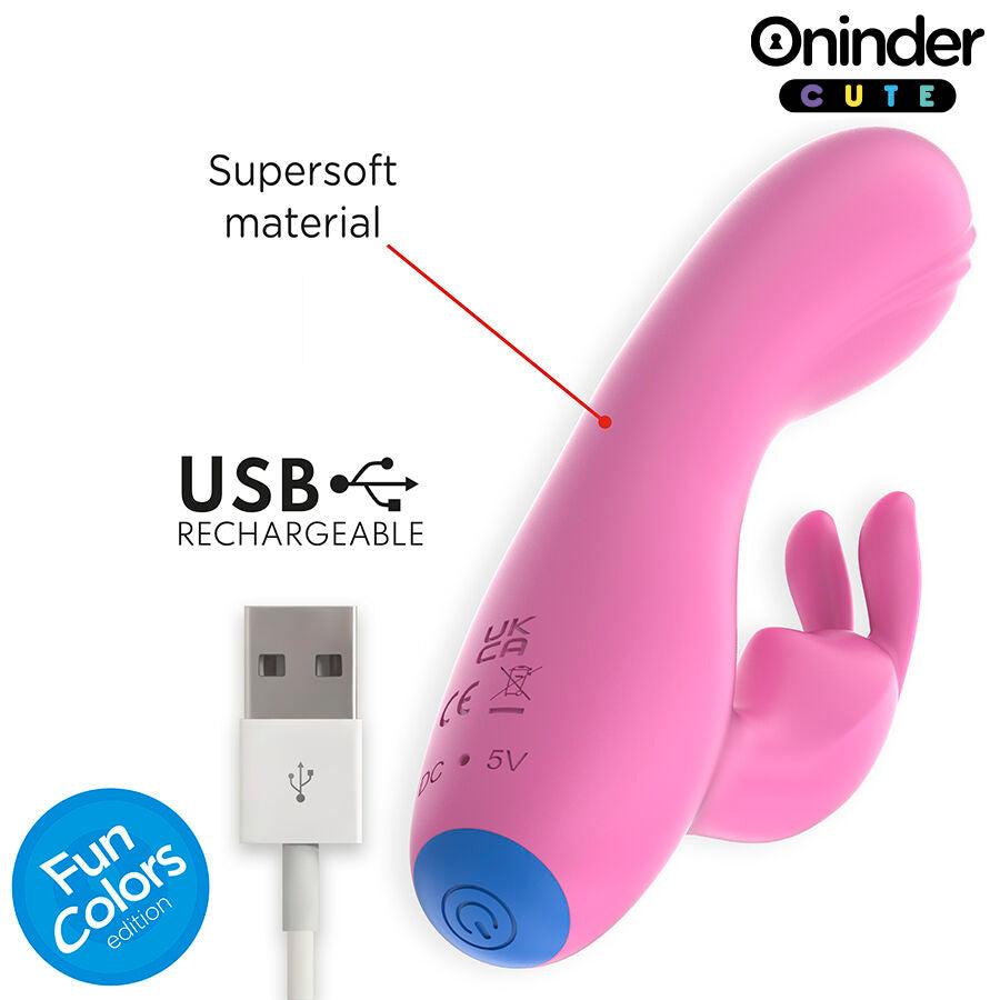ONINDER CUTE – Love Bunny Vibrator G-Spot &amp; Clitoris – Gratis Wereldwijde App