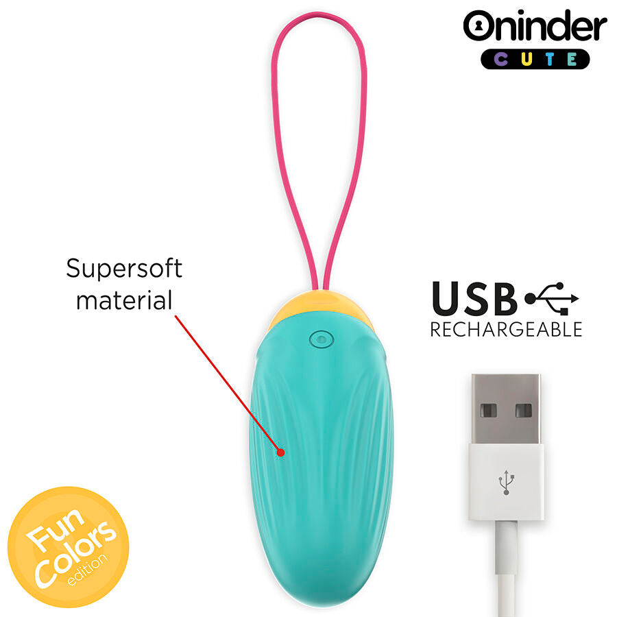 ONINDER CUTE Love Pleasure Vibro Wave Tikkend Siliconen Ei