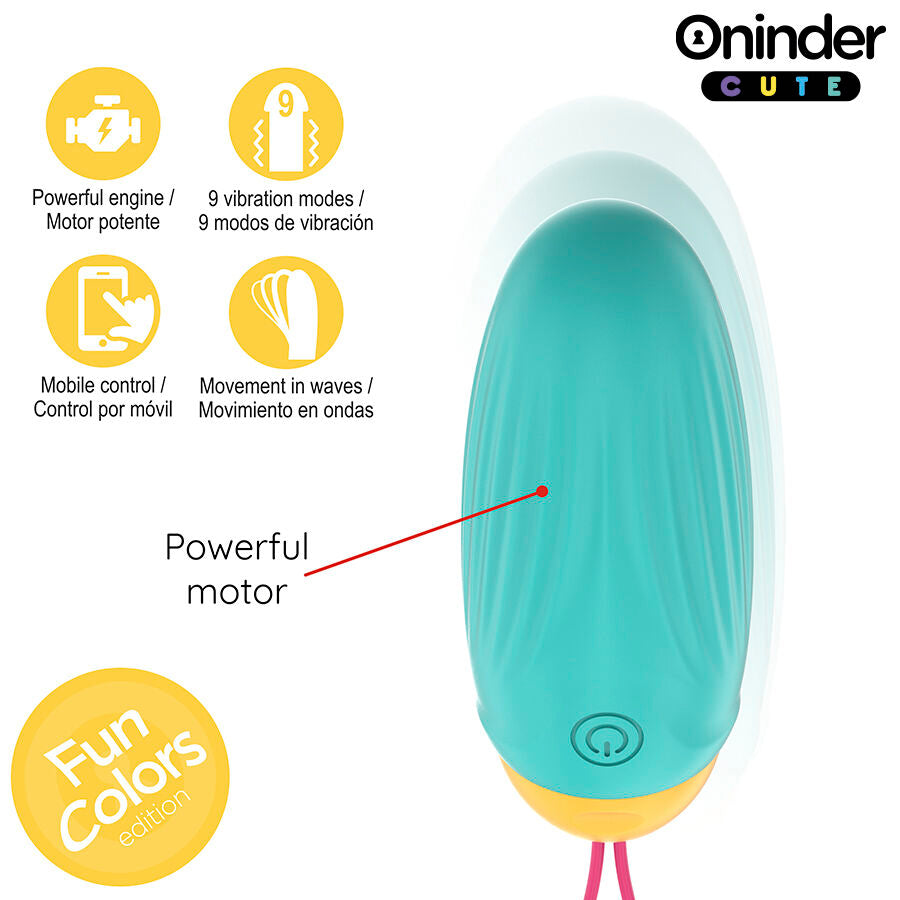 ONINDER CUTE Love Pleasure Vibro Wave Tikkend Siliconen Ei