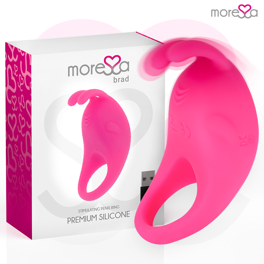MORESSA – Brad Premium Silicone Oplaadbare Stimulator – Roze